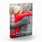 Unser erster Weihnachtspaar-Foto-Block Fotoblock (Links)