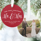 Unser erster Weihnachtsurlaub für Neuvermählte Ornament
