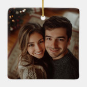 Unser erstes botanisches Zwei-Foto zu Weihnachten Keramikornament (Rückseite)