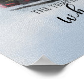 Unser erstes Date, benutzerdefiniertes erstes Datu Poster (Ecke)