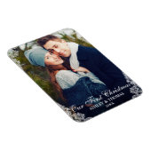 Unser erstes Foto an der Weihnachtsgrenze Magnet (Rechte Seite)