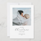 Unser erstes Foto Feiertagskarte (Vorderseite)