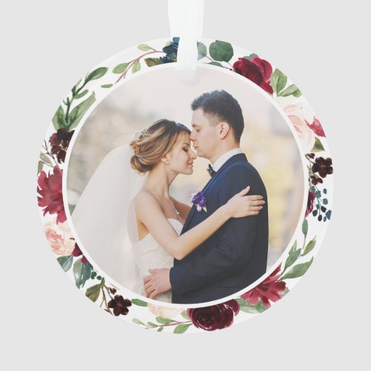 Unser erstes Foto, Frau Geometric Floral Ornament (Rückseite)