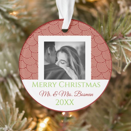 Unser erstes Foto Ornament nach Maß Weihnachten (Baum)