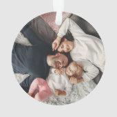 Unser erstes Foto zur globalen Pandemie Ornament (Rückseite)