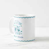 Unser erstes gemeinsames Vatertags-Tasse Kaffeetasse (Vorderseite Links)