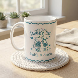 Unser erstes gemeinsames Vatertags-Tasse Kaffeetasse