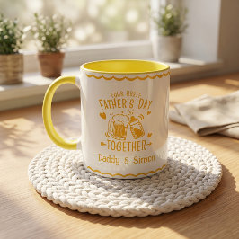 Unser erstes gemeinsames Vatertags-Tasse Tasse