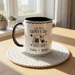 Unser erstes gemeinsames Vatertags-Tasse Tasse
