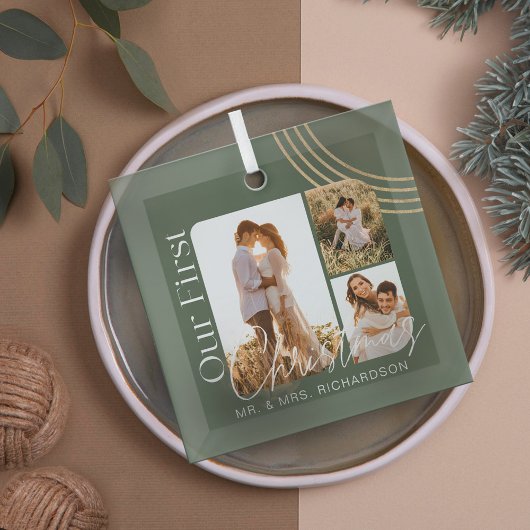 Unser erstes geometrisches Foto der Neuzeit Ornament Aus Glas