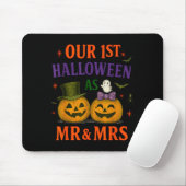Unser erstes Halloween als Herr und Frau 2025 pass Mousepad (Mit Mouse)
