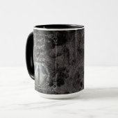Unser erstes Haus suchen Tasse (Vorderseite Links)