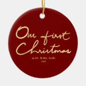 Unser erstes keramik ornament (Vorne)