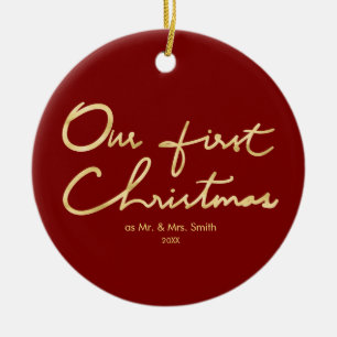 Unser erstes keramik ornament