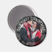 Unser erstes Magnet für Personalisierte Erinnerung (Vorderseite/Rückseite)