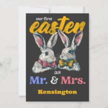 Unser erstes Ostern als Herr und Frau Bunny Kaninc