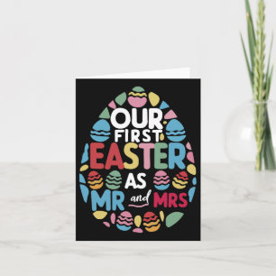 Unser erstes Ostern als Mr. und Mrs. für Verheirat Karte