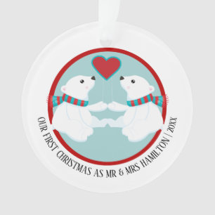 Unser erstes Personalisiertes Foto für den Weihnac Ornament