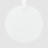 Unser erstes Personalisiertes Foto zu Weihnachten Ornament (Rückseite)
