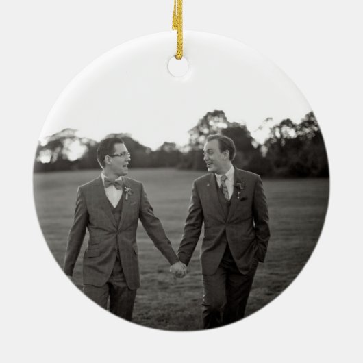 Unser erstes, rustikales, schwulenfrisch gezogenes keramik ornament (Hinten)