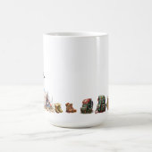 Unser erstes rustikales Weihnachts-Camping Kaffeetasse (Mittel)