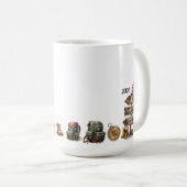Unser erstes rustikales Weihnachts-Camping Kaffeetasse (VorderseiteRechts)