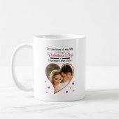 Unser erstes Valentine als Husband & Ehefrau Red F Kaffeetasse (Links)