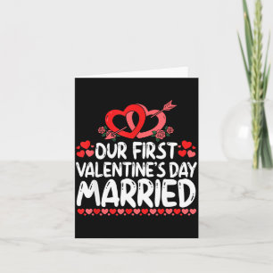 Unser erstes Valentins Ehepartner Karte