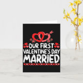 Unser erstes Valentins Ehepartner Karte (Gelbe Blume)