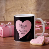 Unser Erstes Valentinstag als Husband & Ehefrau Fo Kaffeetasse