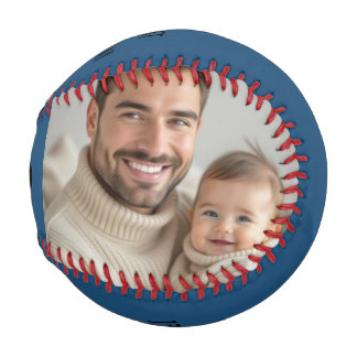 Unser erstes Vatertags-Foto und -Skript Baseball