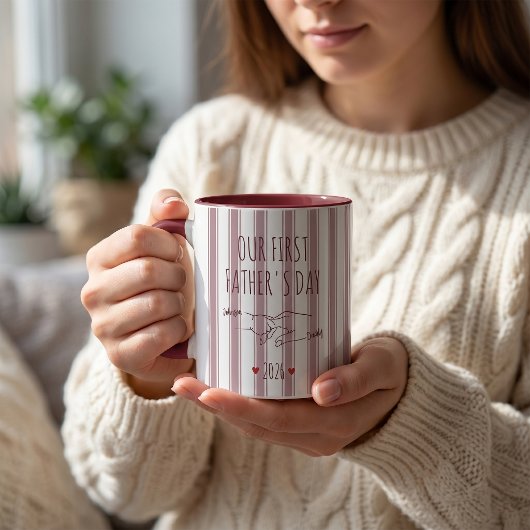 Unser erstes Vatertags-Mug Tasse