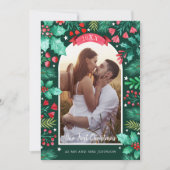 Unser erstes Verheiratetes Foto zu Weihnachten (Vorderseite)