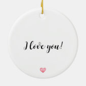 Unser erstes Verheiratetes Weihnachtsgeschmack Mr. Keramik Ornament (Hinten)