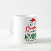 Unser erstes Verlobtes Weihnachtspaar Kaffeetasse (Vorderseite Links)