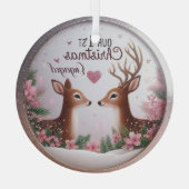 Unser erstes verlobtes Weihnachtsschmuck (Rückseite)