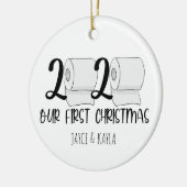 Unser erstes Weihnachten - 2020 Ornament - Tolietp (Links)