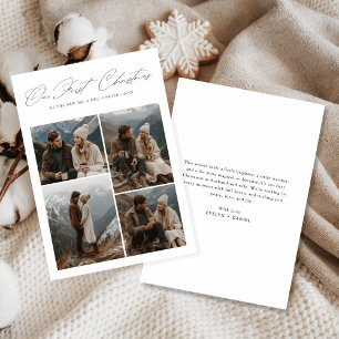 Unser erstes Weihnachten 4-Foto-Script Neuvermählt