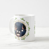 Unser erstes Weihnachten als Frau. & Mr. Script Fo Kaffeetasse (Vorderseite Links)