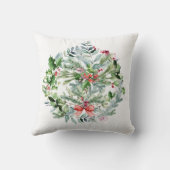 Unser erstes Weihnachten als Großeltern Moderner K Kissen (Rückseite)