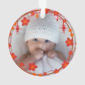 Unser erstes Weihnachten als Großeltern Ornament (Rückseite)