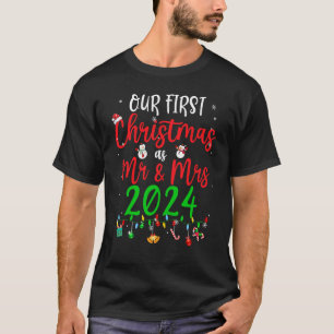Unser erstes Weihnachten als Herr 2024 Weihnachten T-Shirt