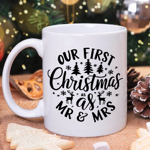Unser erstes Weihnachten als Herr und Frau Neuverm Kaffeetasse