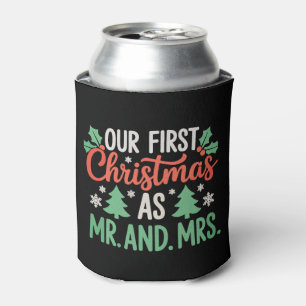 Unser erstes Weihnachten als Herr und Frau Paare W Dosenkühler