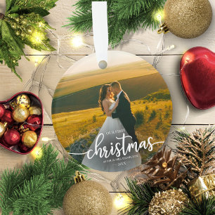 Unser erstes Weihnachten als Herr und Frau Simple  Ornament