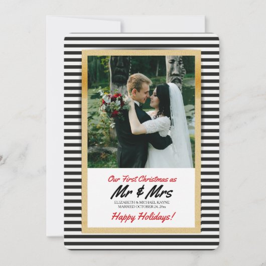 Unser erstes Weihnachten als Mr. & Mrs. (Vorderseite)
