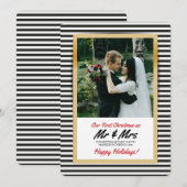 Unser erstes Weihnachten als Mr. & Mrs. (Vorne/Hinten)