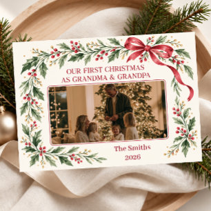 Unser erstes Weihnachten als Oma und Opa Foto