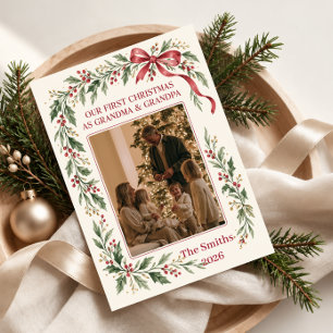 Unser erstes Weihnachten als Oma und Opa Foto