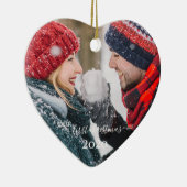 Unser erstes Weihnachten, ein paar Fotos Keramik Ornament (Rechts)